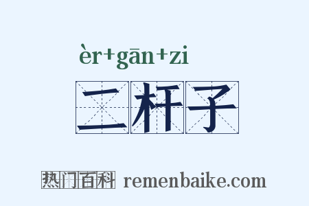 二杆子是什么意思的图片